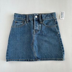 Old Navy Girl's Jean Denim Skirt NWT Size Small 6/7